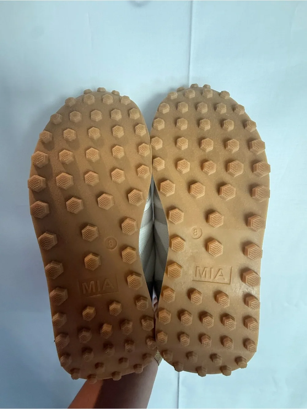 MIA Cream and White Women's Sneakers
